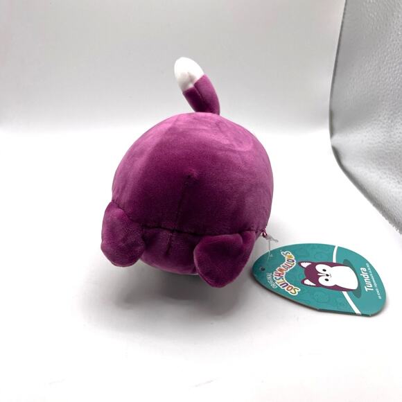 Tundra, husky dog squishmallow 5" purple & white plush/stuffed animal NWT - Picture 9 of 9
